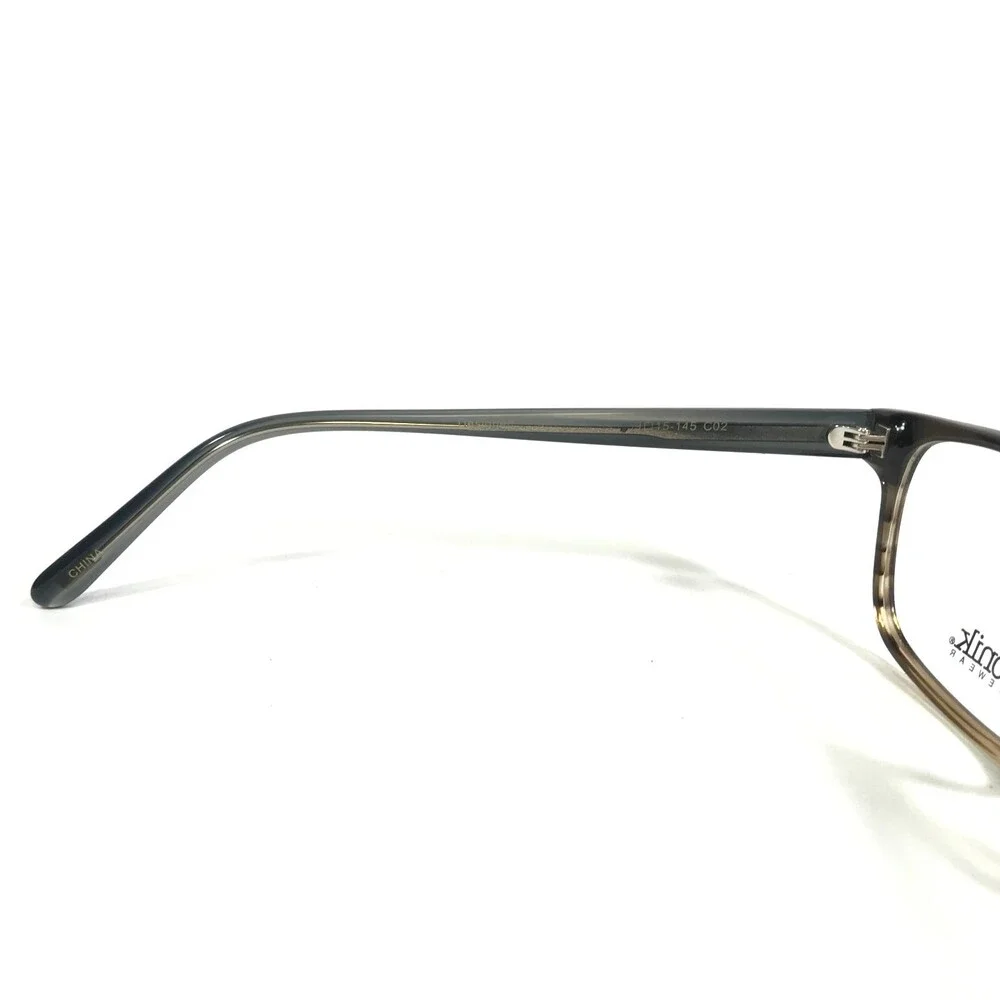 Iconik Eyeglasses Frames Dan C02 Brown Square Full Rim 59-15-145